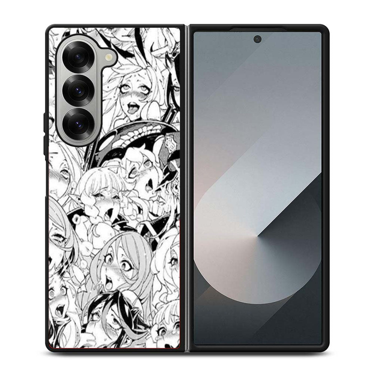 AHEGAO PERVERT Samsung Z Fold 6 Case