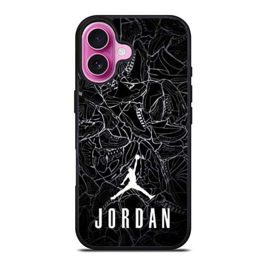 AIR JORDAN SHOES COLLAGE LOGO iPhone Case Cover