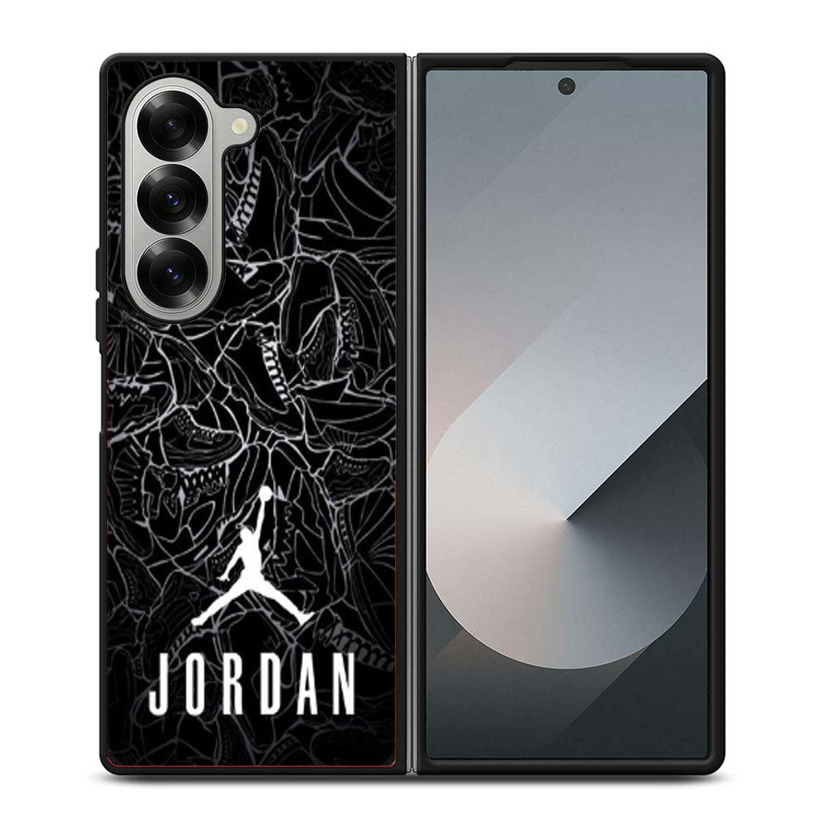 AIR JORDAN SHOES COLLAGE LOGO Samsung Z Fold 6 Case
