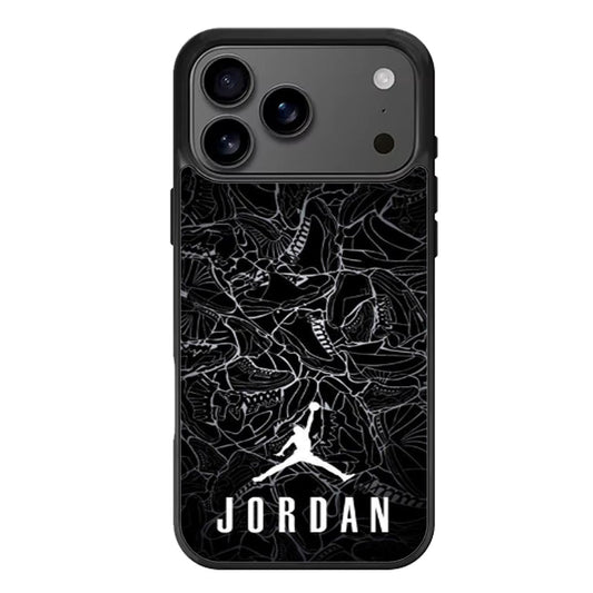 AIR JORDAN SHOES COLLAGE LOGO iPhone 17 Pro Max Case
