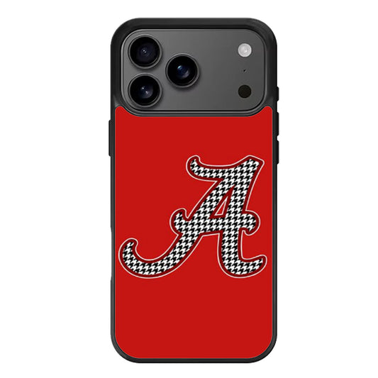 ALABAMA CRIMSON TIDE HOUNDSTOOTH ICON iPhone 17 Pro Max Case
