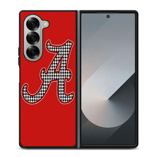 ALABAMA CRIMSON TIDE HOUNDSTOOTH ICON Samsung Z Fold 6 Case