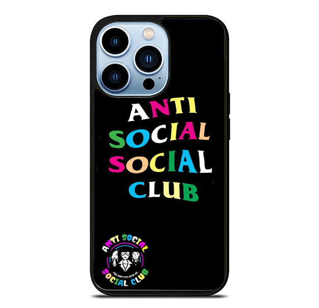 ASSC Anti Social2 Club Color iPhone 14 Pro Max Case