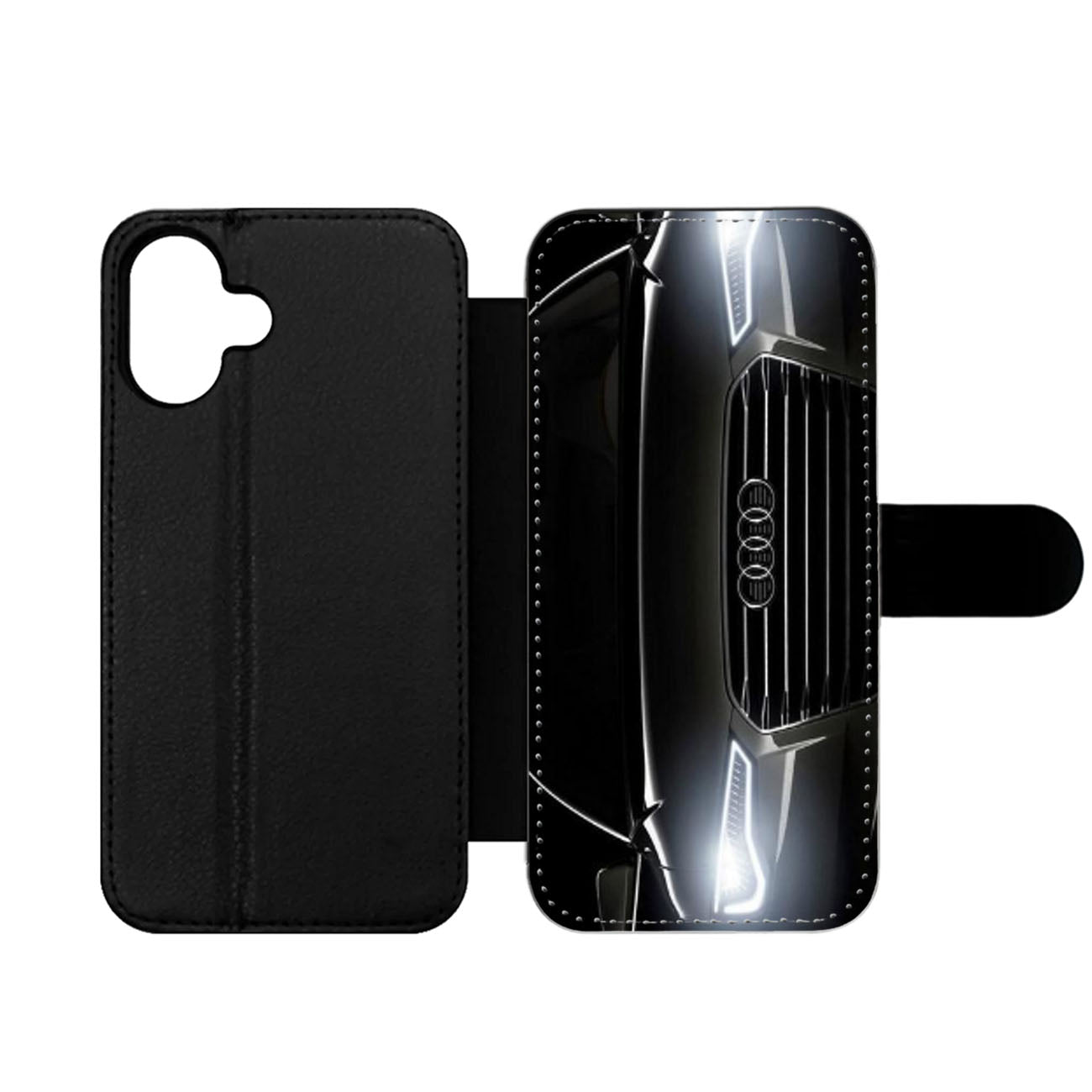 AUDI BLACK FRONT Wallet iPhone Case