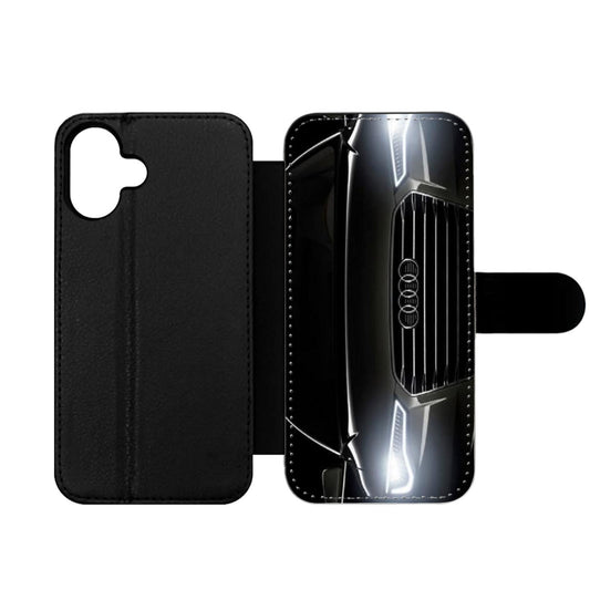 AUDI BLACK FRONT Wallet iPhone Case