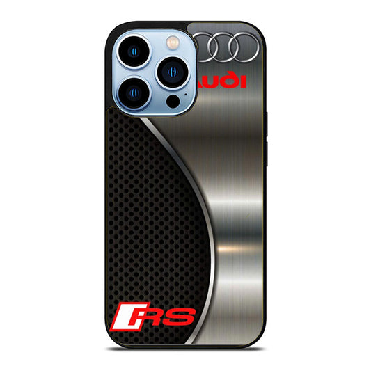 AUDI RS Logo Metallic iPhone 14 Pro Max Case