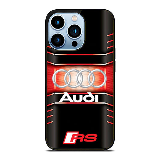 AUDI RS Red Logo iPhone 14 Pro Max Case