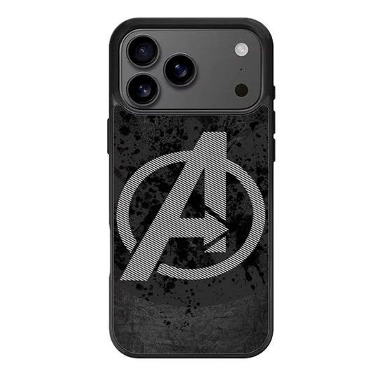 AVENGERS LOGO GRAY iPhone 17 Pro Max Case