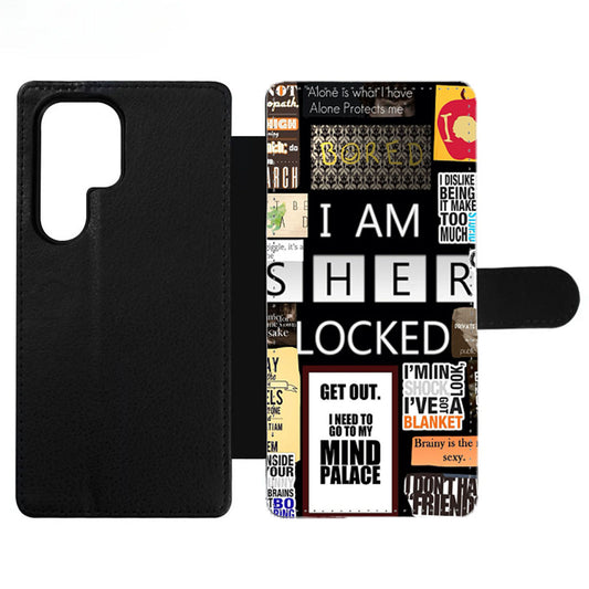 A Bunch of Sherlock Wallet Samsung Case