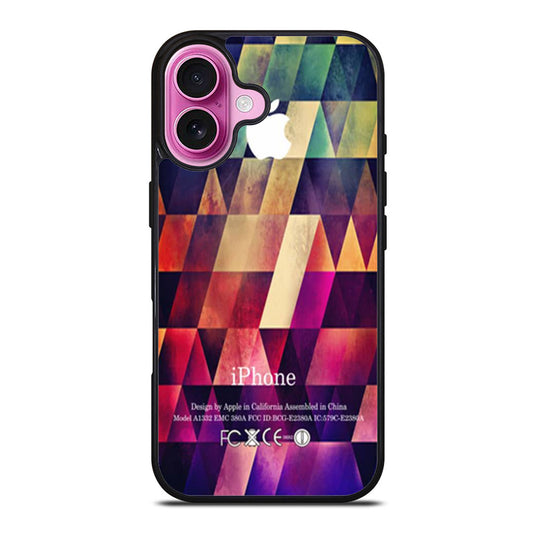 Abstract Apple Geometric iPhone Case Cover