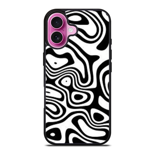 Abstract Black And White Background iPhone Case Cover