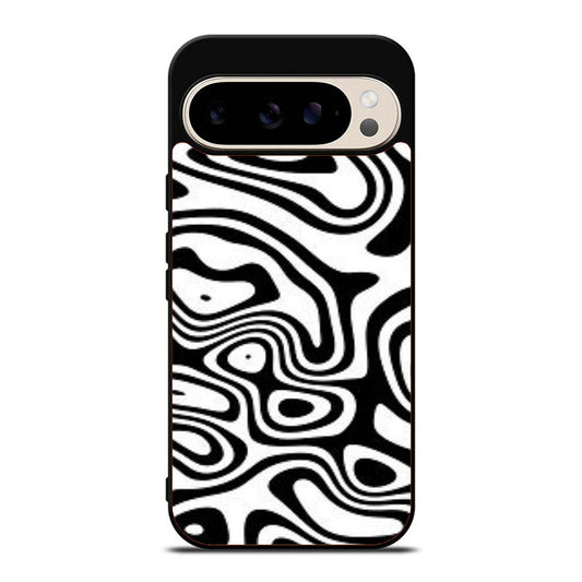 Abstract Black And White Background Google Pixel 9 Pro Case