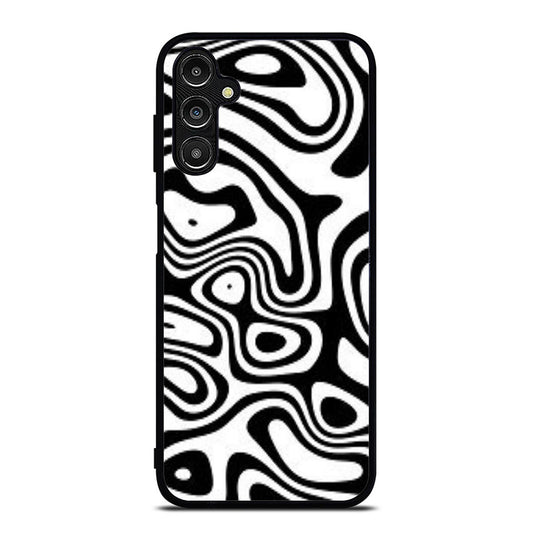 Abstract Black And White Background Samsung A16 Case