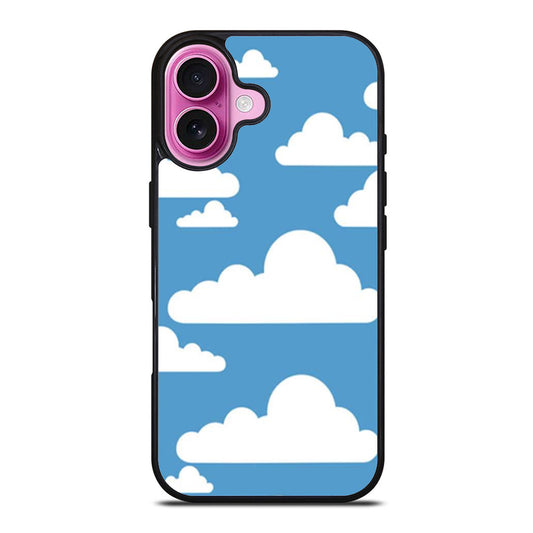 Abstract Blue Sky White Cloud iPhone Case Cover