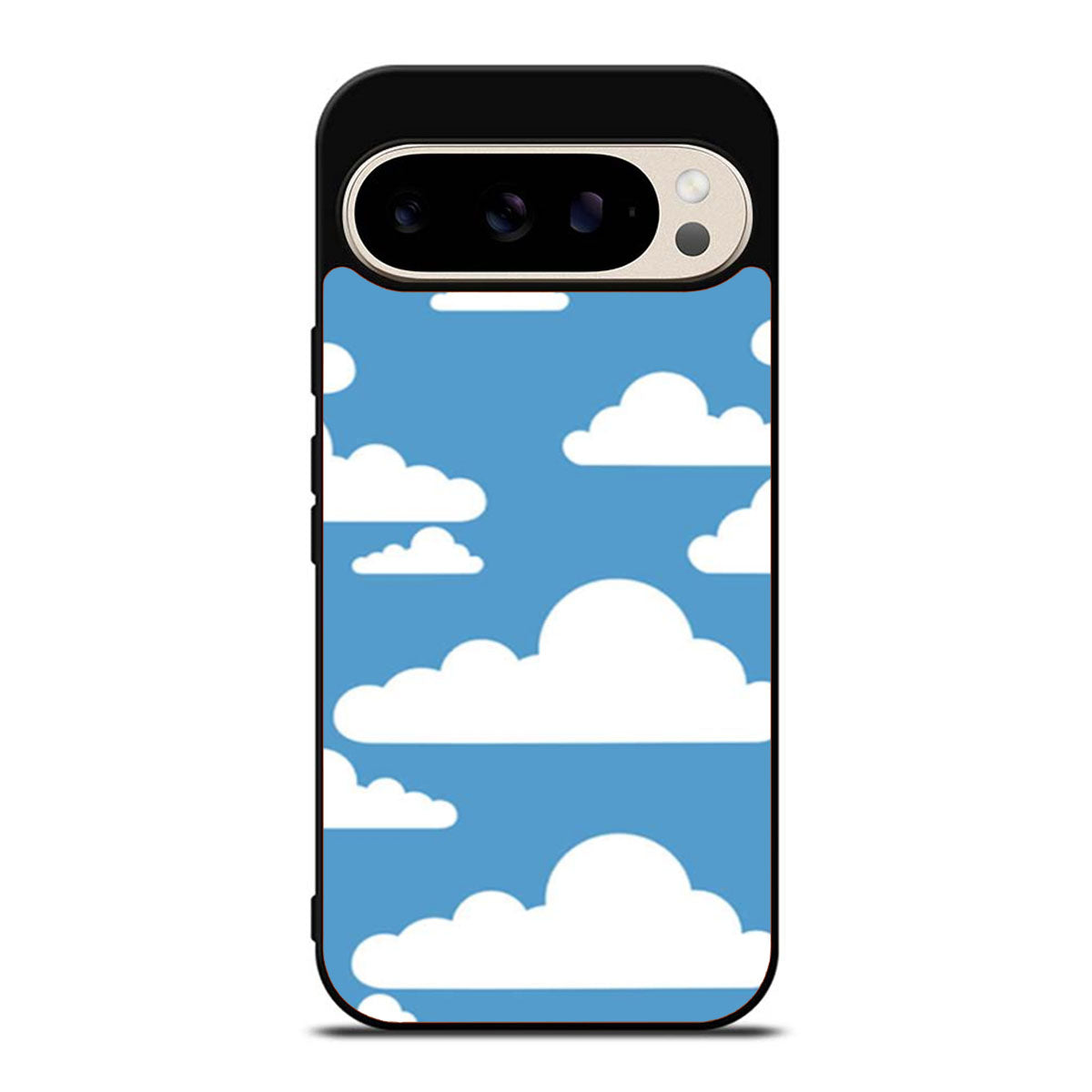 Abstract Blue Sky White Cloud Google Pixel 9 Pro Case