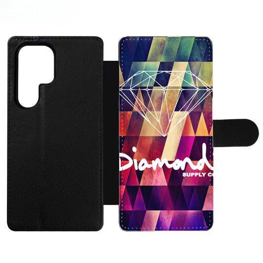 Abstract Diamond Supply Co Geometric Wallet Samsung Case