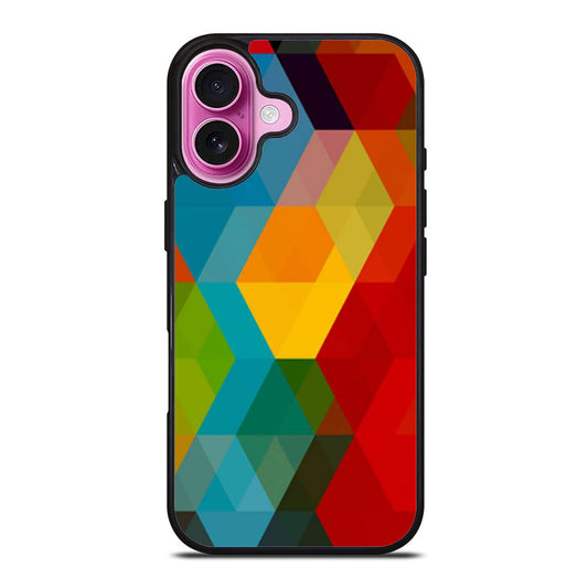 Abstract Polygonal Rainbow iPhone Case Cover