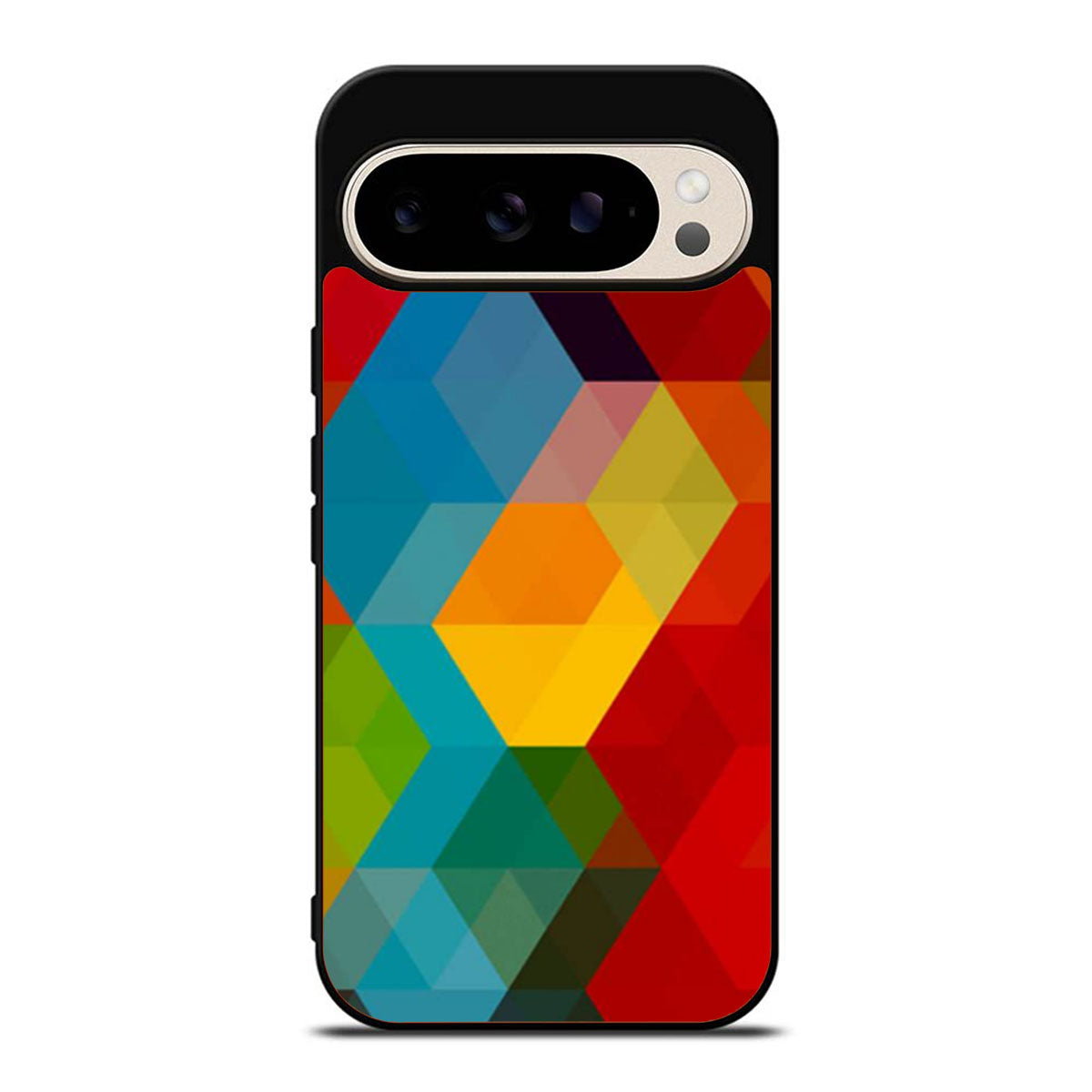 Abstract Polygonal Rainbow Google Pixel 9 Pro Case