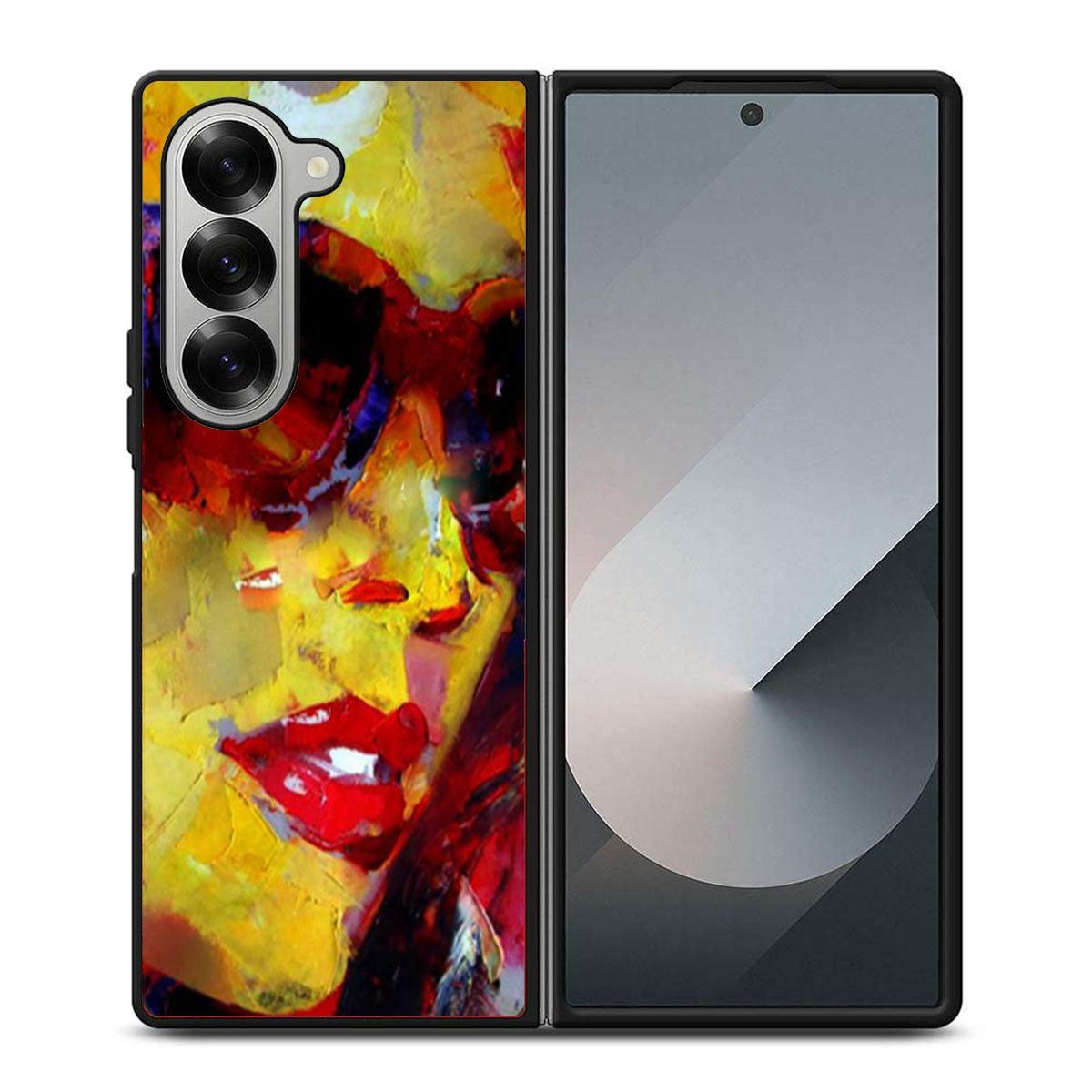 Abstract Sunglasses Samsung Z Fold 6 Case