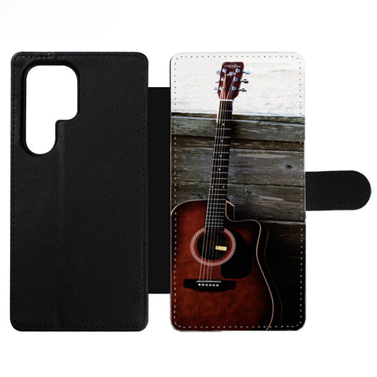 Acoustic Guitar Wallet Samsung Case