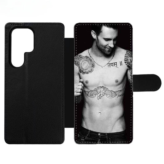 Adam Levine Tattoo Wallet Samsung Case
