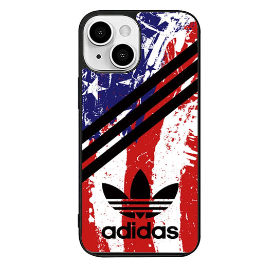 Adidas Flag USA iPhone 14 Plus Case