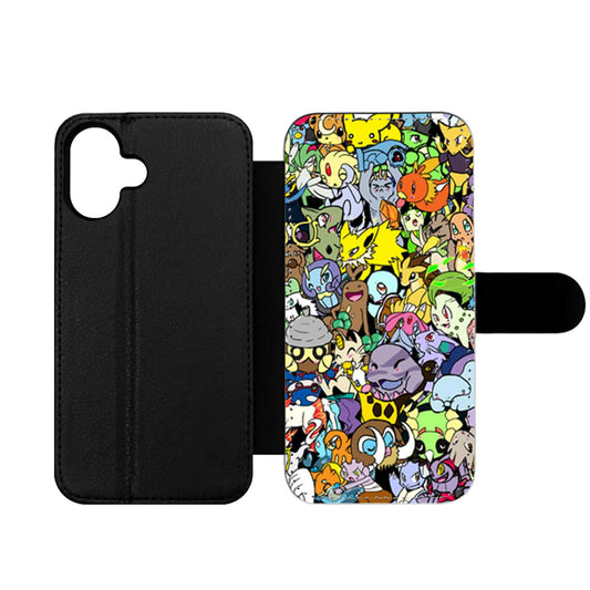 Adorable Pokemon Character Wallet iPhone Case
