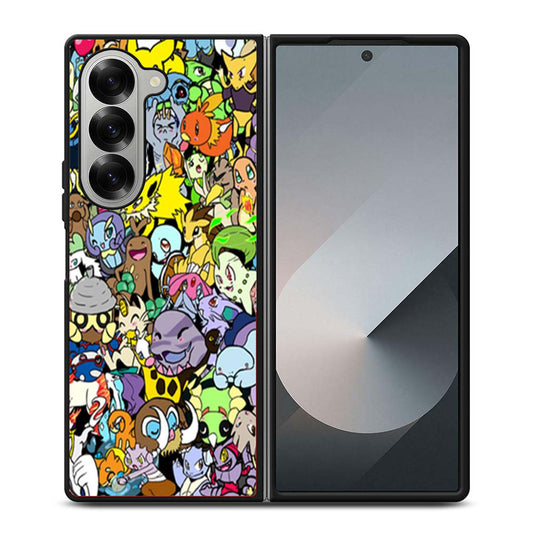 Adorable Pokemon Character Samsung Z Fold 6 Case