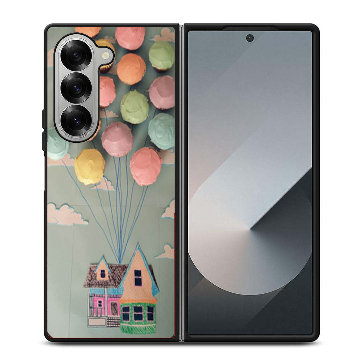 Adventure Is Out There Cupcake Art Samsung Z Fold 6 Case