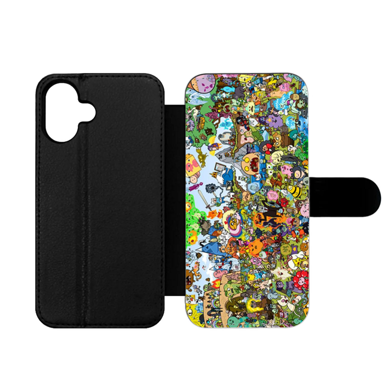 Adventure Time All Characters Wallet iPhone Case