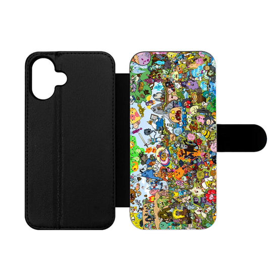 Adventure Time All Characters Wallet iPhone Case