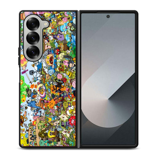 Adventure Time All Characters Samsung Z Fold 6 Case
