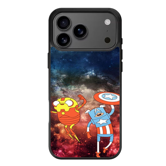 Adventure Time Avenger In Galaxy Space iPhone 17 Pro Max Case