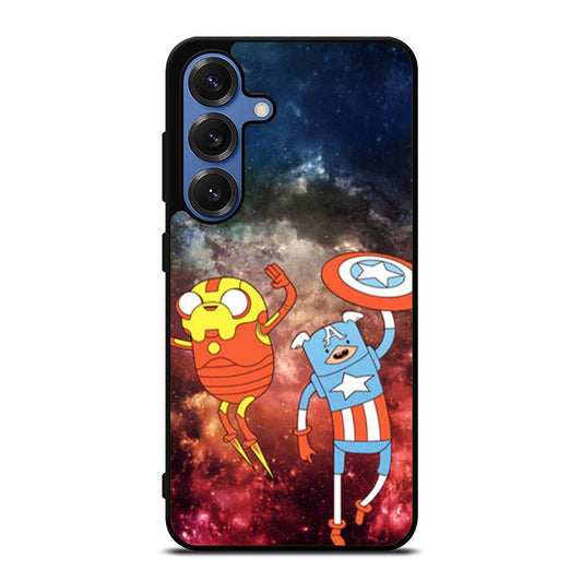 Adventure Time Avenger In Galaxy Space Samsung S25 Ultra Case