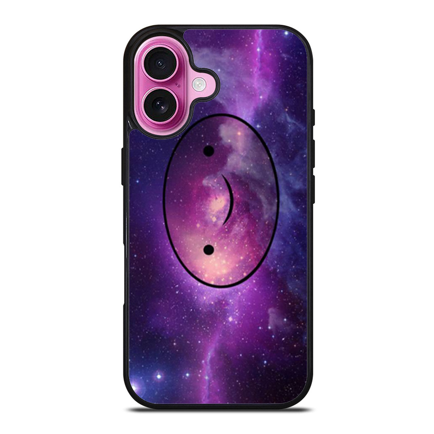 Adventure Time Finn The Human Face In Galaxy Nebula iPhone Case Cover