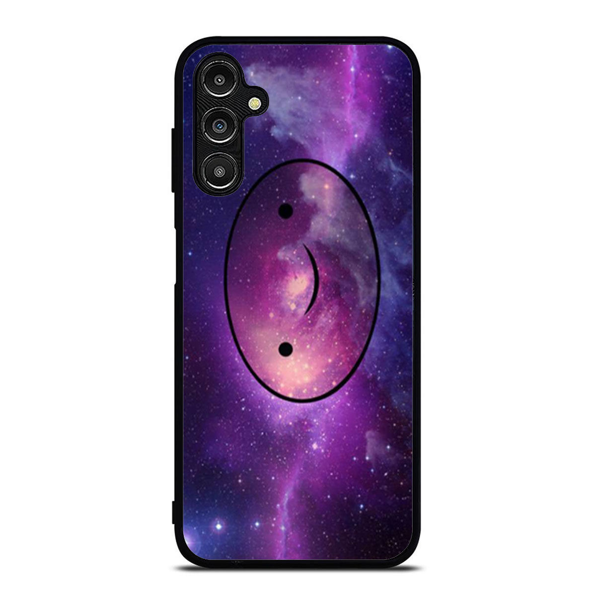 Adventure Time Finn The Human Face In Galaxy Nebula Samsung A16 Case