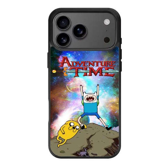 Adventure Time Finn and Jake Galaxy Nebula iPhone 17 Pro Max Case