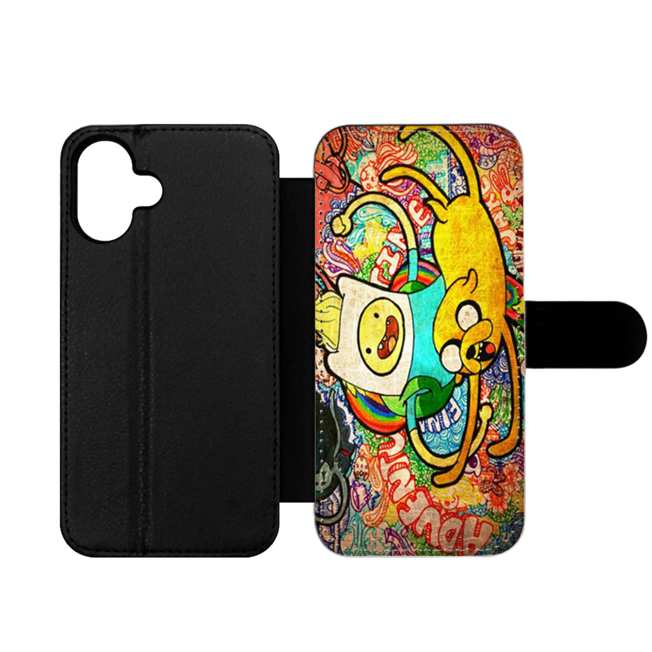 Adventure Time Grafitty Wallet iPhone Case