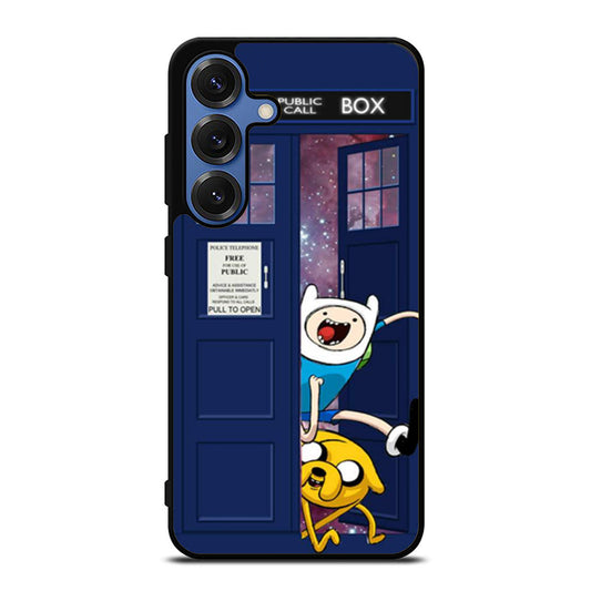 Adventure Time Jake Finn In Doctor Who Tardis Samsung S25 Ultra Case
