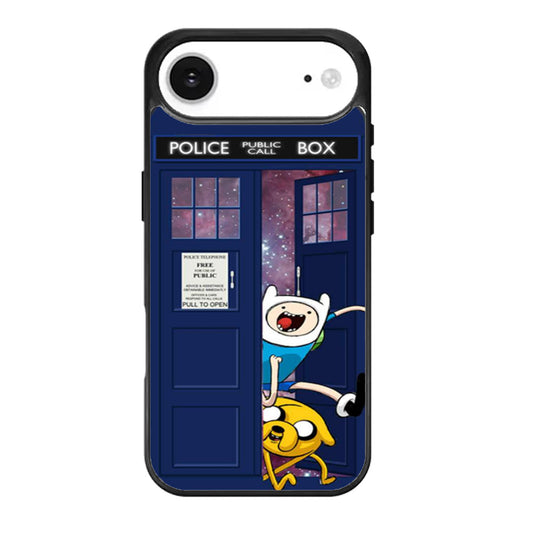 Adventure Time Jake Finn In Doctor Who Tardis iPhone Air Case