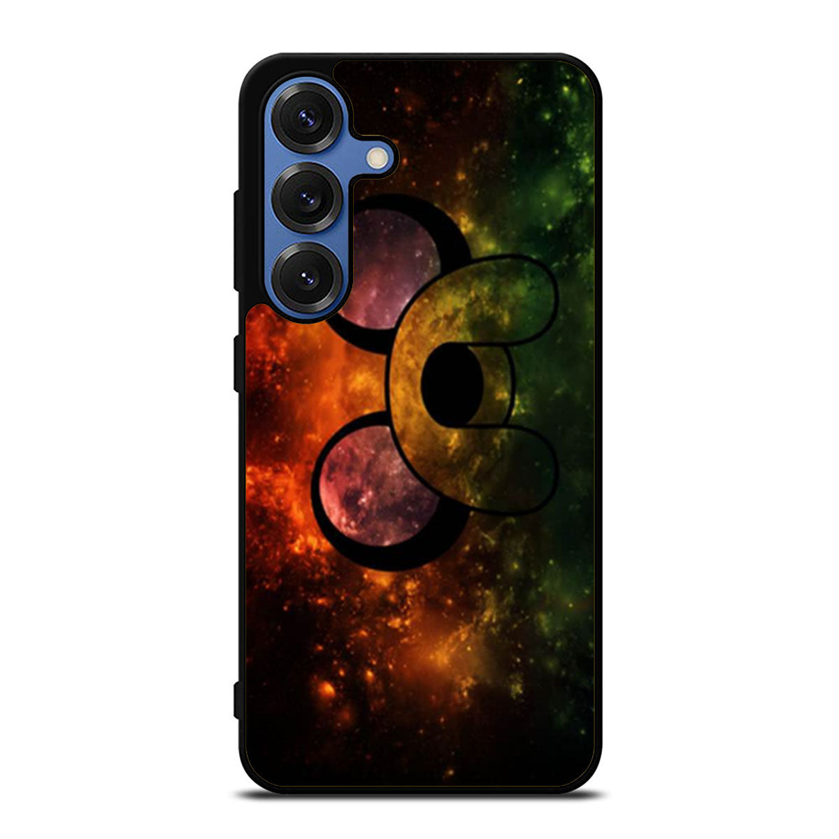 Adventure Time Jake The Dog Face In Galaxy Nebula Samsung S25 Ultra Case