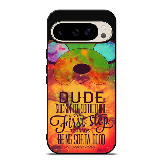 Adventure Time Jake The Dog Quote Galaxy Nebula Google Pixel 9 Pro Case