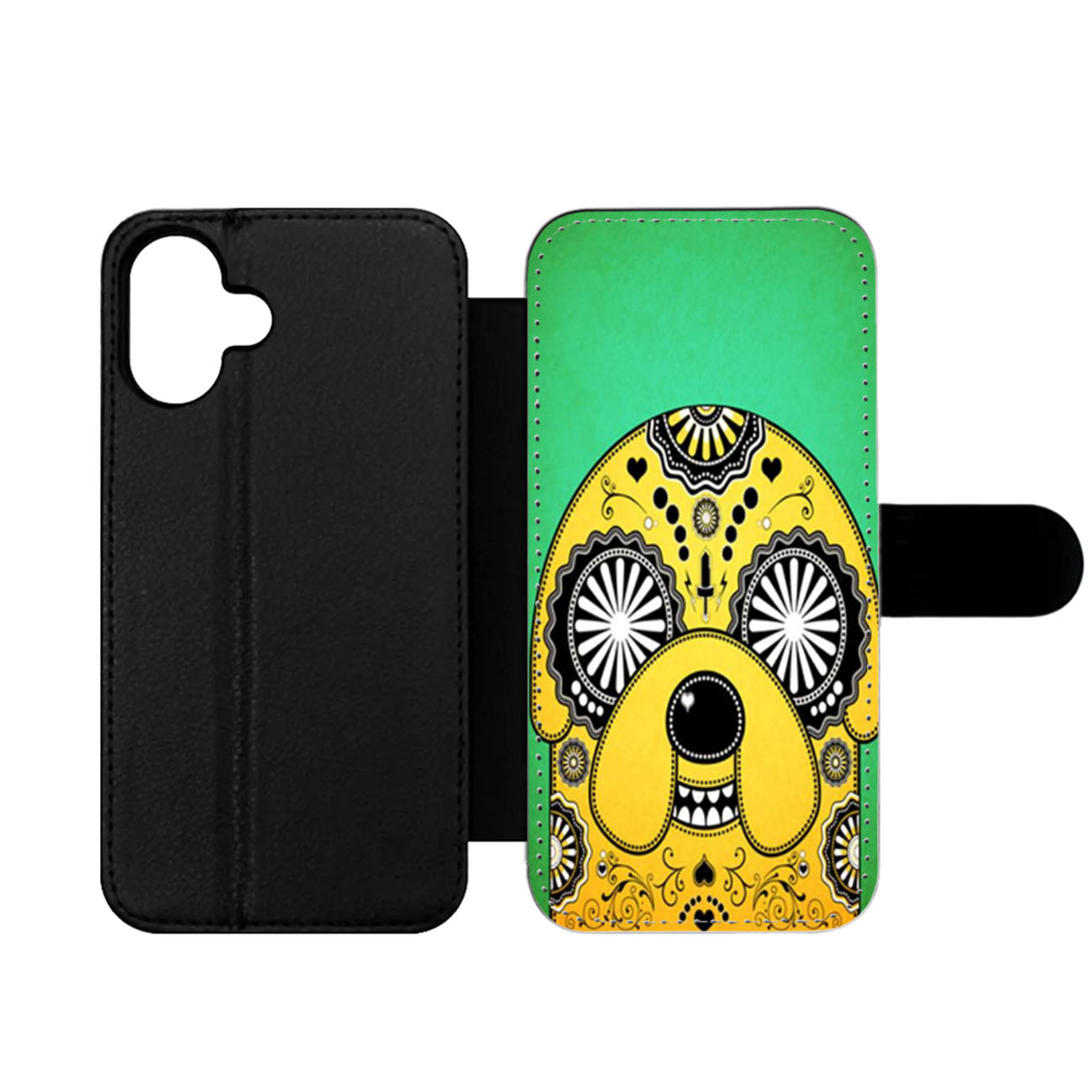 Adventure Time Sugar Skull Wallet iPhone Case