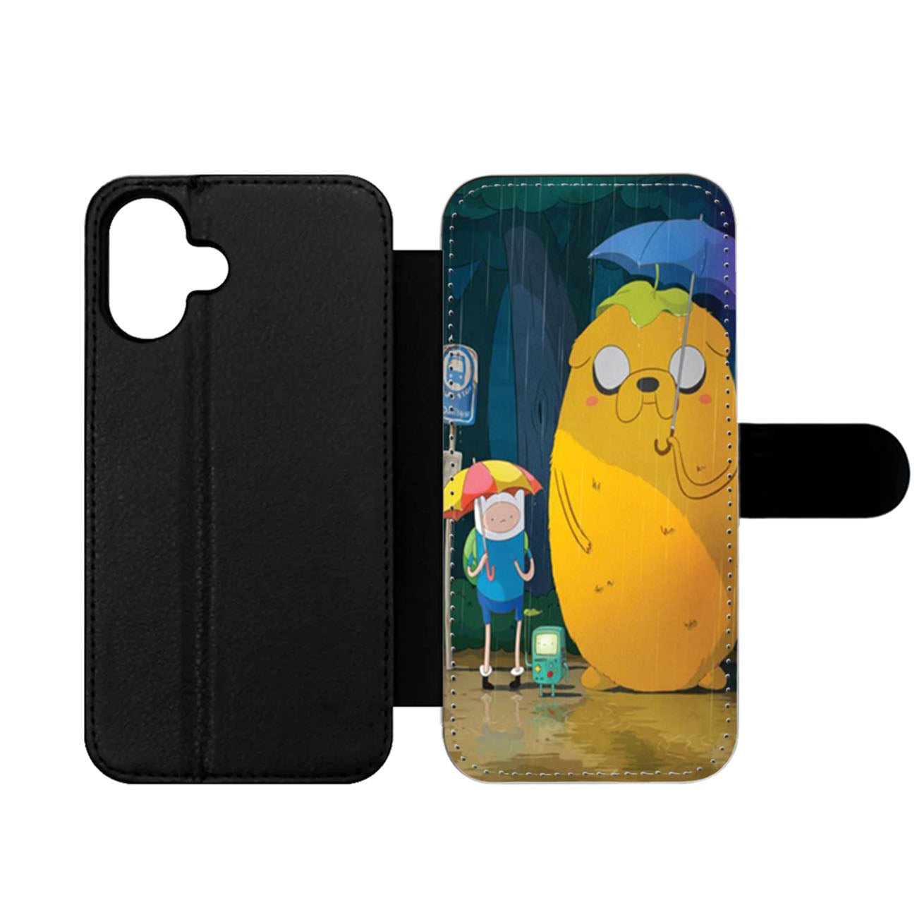 Adventure Time Totoro Wallet iPhone Case