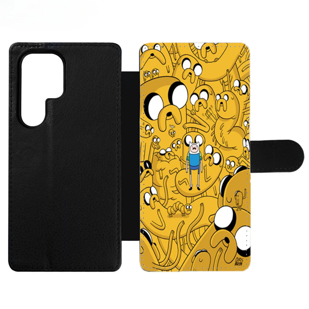 Adventure Time with finn and jake Wallet Samsung Case
