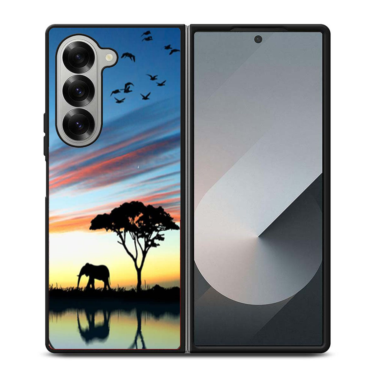 Africa Silhouette Samsung Z Fold 6 Case