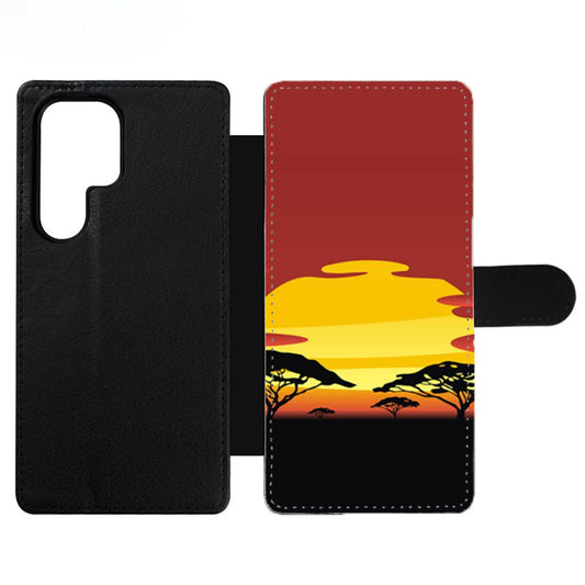 African Sunset Wallet Samsung Case