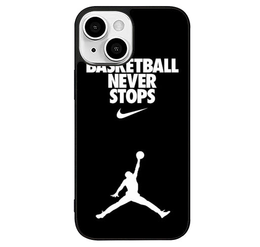 Air Jordan Basketball White iPhone 14 Plus Case