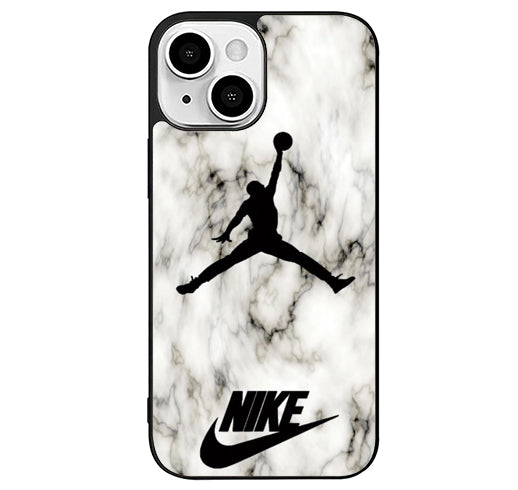 Air Jordan white Marble iPhone 13 Case