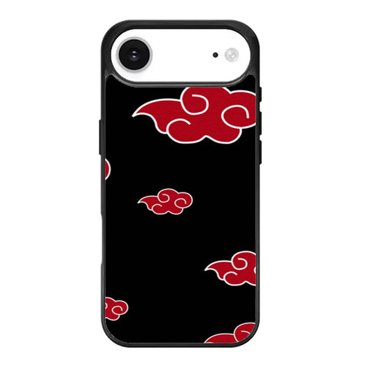 Akatsuki Red Cloud Pattern iPhone Air Case